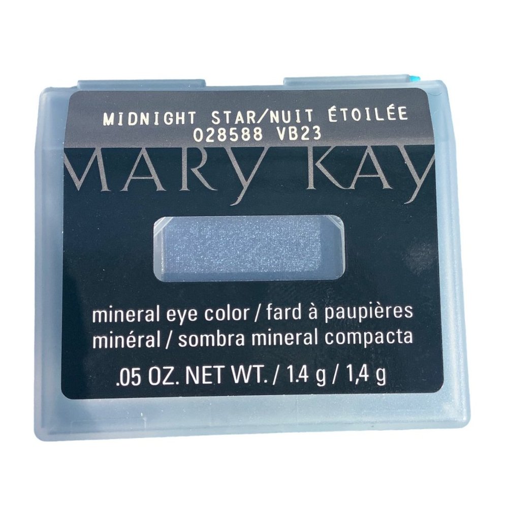Mary Kay Mineral Eye Color Shadow Midnight Star Blue .05 oz 028588 VB23 NEW